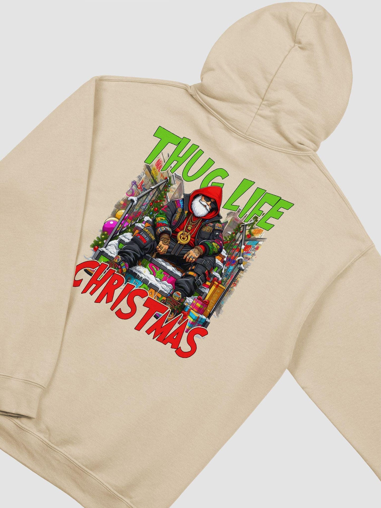 Thug Life Santa Unisex Hoodie