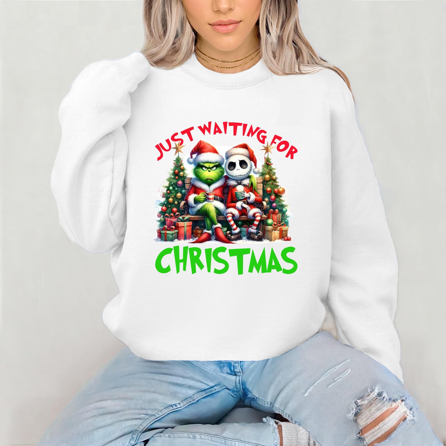 The Grinch and Jack Waiting on Christmas