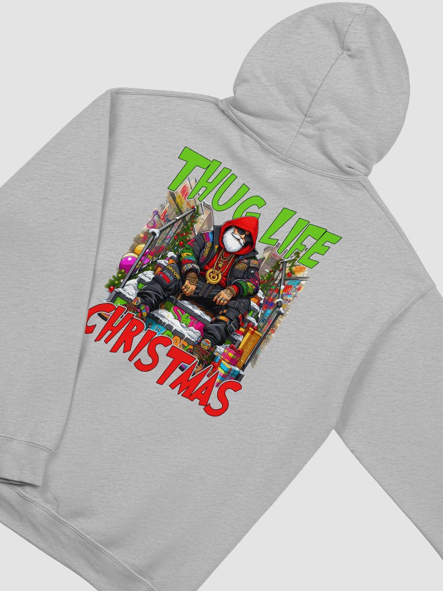 Thug Life Santa Unisex Hoodie