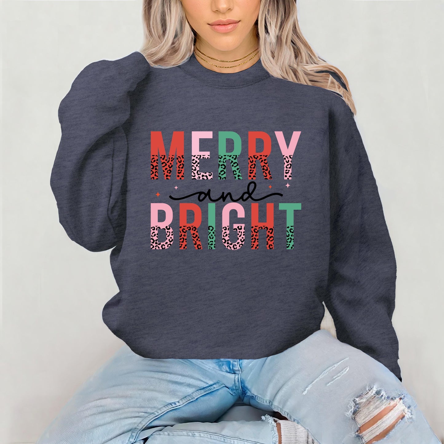 Merry and Bright Christmas Sweatshirt