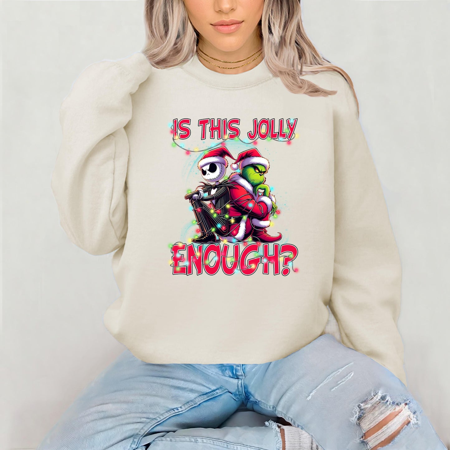 Jolly Enough Christmas Sweatshirt